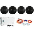 thumbnail image 1 of (4) Rockville RMC80B 8" 1600w Marine Boat Speakers+6-Channel Amplifier+Amp Kit, 1 of 14