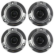4 Rockville RT5 2.8" Aluminum Car/Pro Tweeters w Titanium Diaphragm+Kapton VC