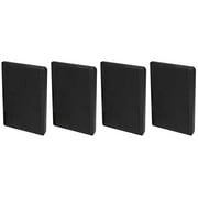 4 Rockville RockSlim Black Home Theater 5.25 240w Easy Wall Mount Slim Speakers