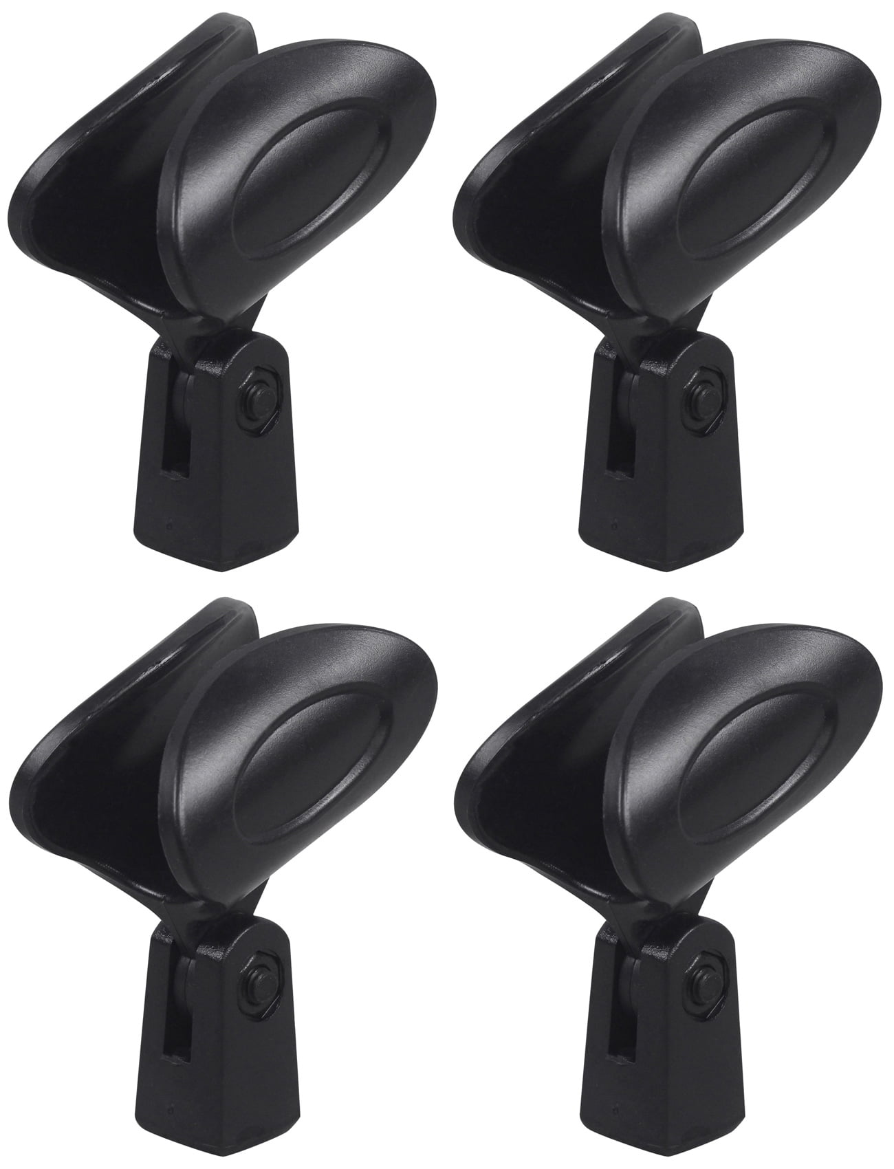 4 Rockville Universal Wireless Microphone Clip Flexible Plastic+Copper Threading