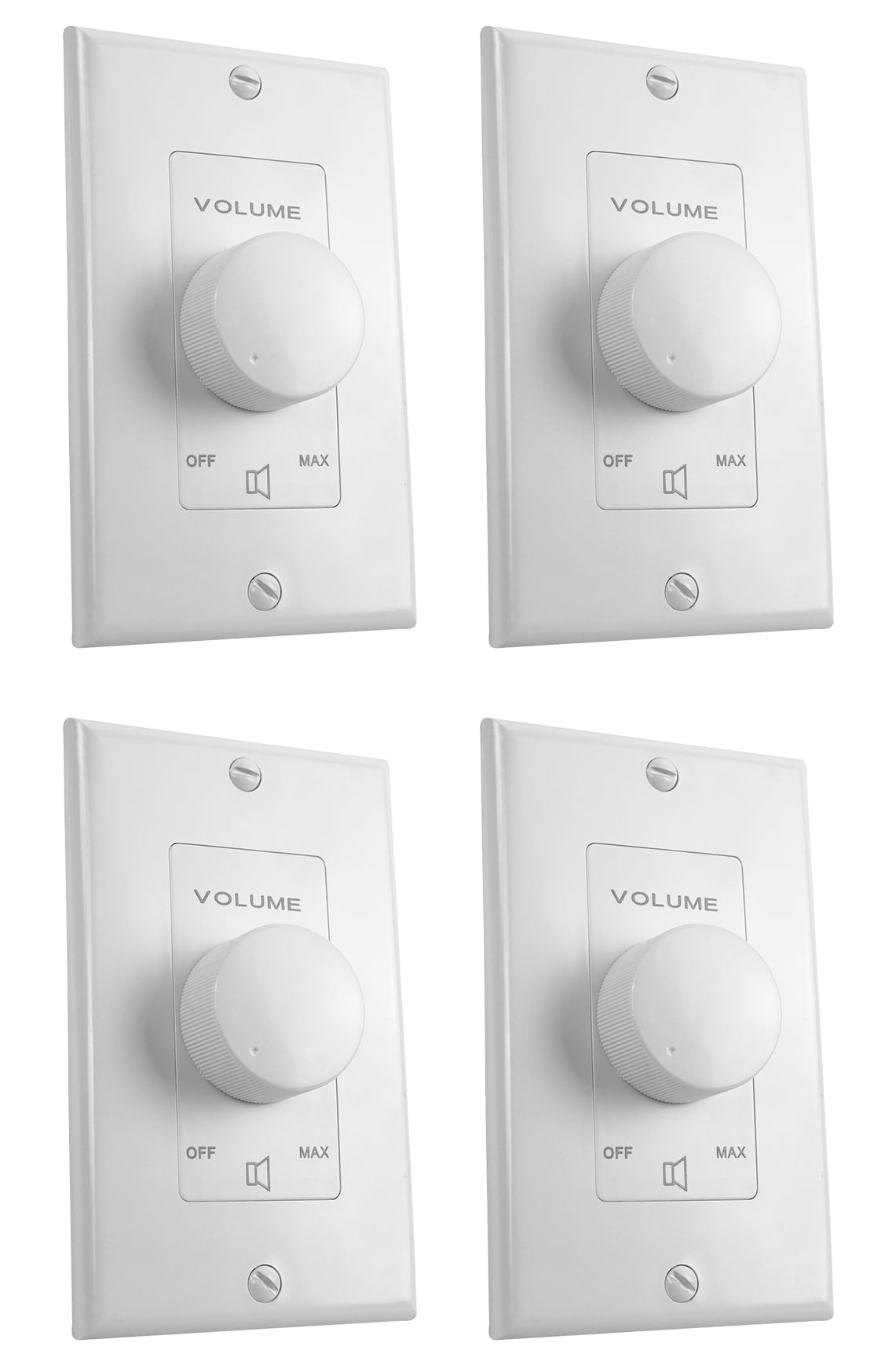 (6) Rockville VOL7035 35W 70V Stainless Steel Wall Volume Controllers - Zone Control For Speakers - View #6