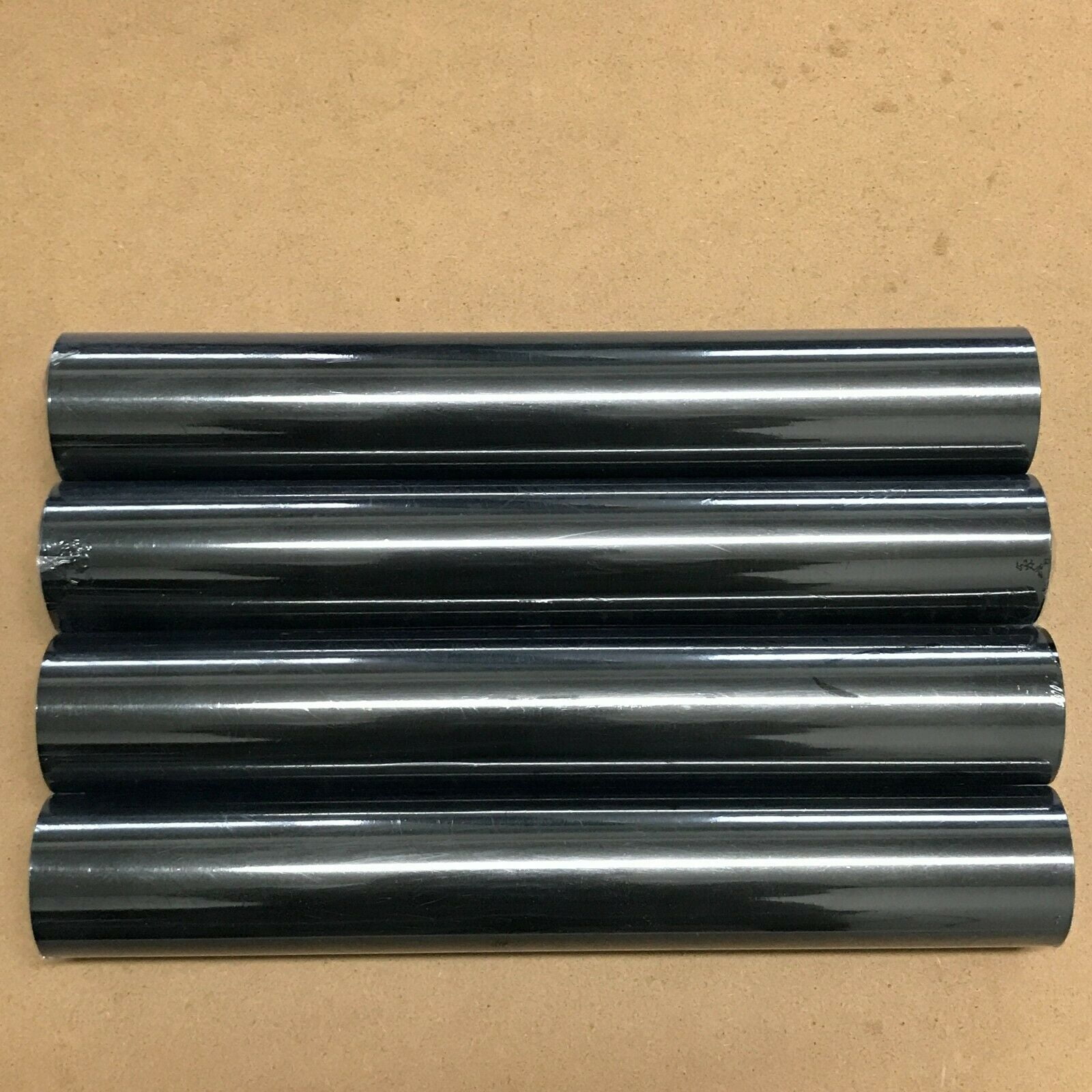 4 Roll 12" x 5Feet 12Feet Black HTV Iron On Heat Transfer Vinyl for T Shirt Bags Hats Shoes Cricut