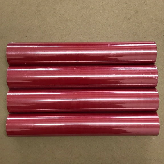 4 Roll 12" x 5Feet 12Feet Red HTV Iron On Heat Transfer Vinyl for T Shirt Bags Hats Shoes Cricut