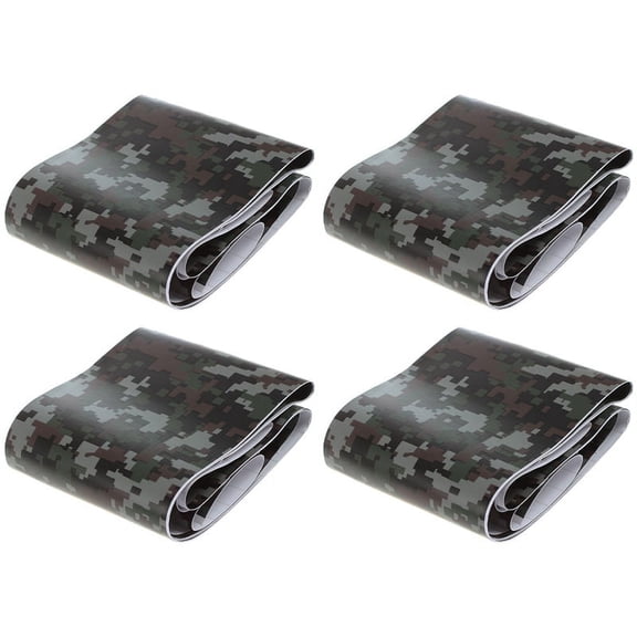 4 Roll Camo Car Sticker Carbon Fiber Motorcycle PVC Vinyl Sticker CAMO Sticker Black Digital Camouflage