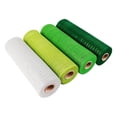 thumbnail image 1 of 4 Roll St. 's Day Mesh Ribbon, Green White Wired Edge Ribbon 10 Inch x 30 Feet Mesh Ribbon, 1 of 6