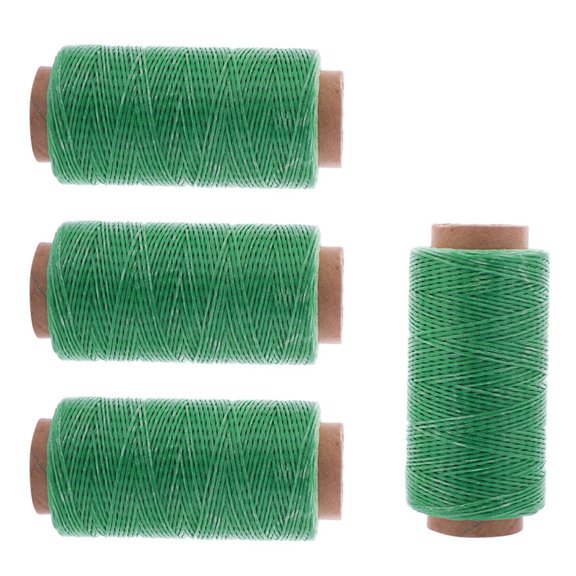 4 Roll of Leather Sewing Waxed Thread 164 Yards Each Hand Stitching Thread for Leather Craft Shoe Repairing Bookbinding