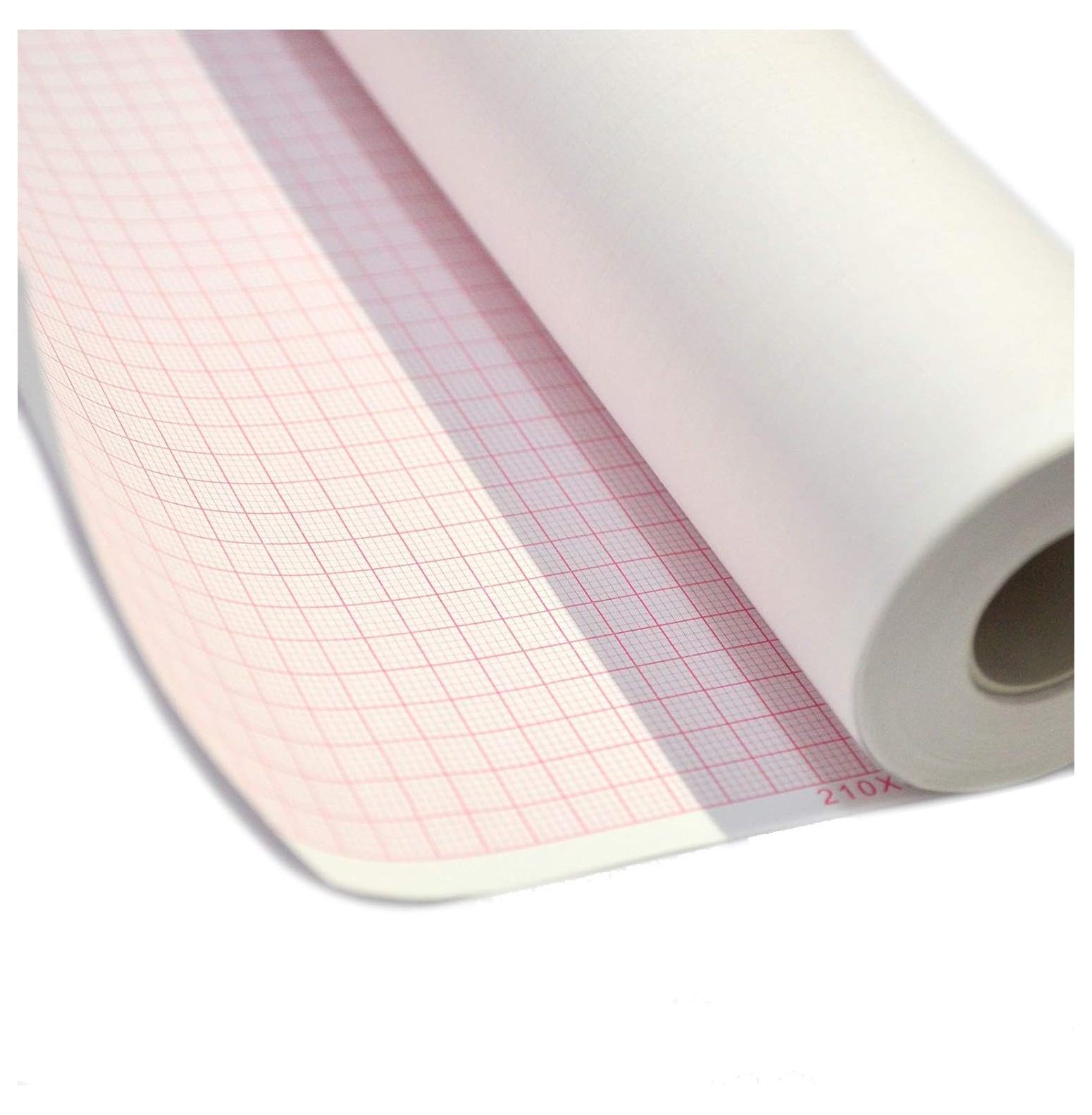 4 Rolls 210mm20m ECG Print Paper Thermal Recording Chart Papers for 12