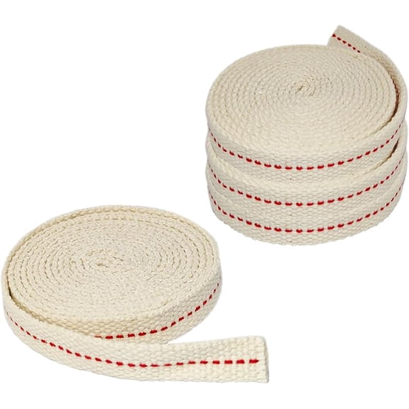 4 Rolls 40" Flat Cotton Oil Lamp Wick for Paraffin Oil Kerosene Based Lanterns and Candle Burners, Wicks Candle Lamp, Oil Lamp Wicks, Braided Cotton Wick