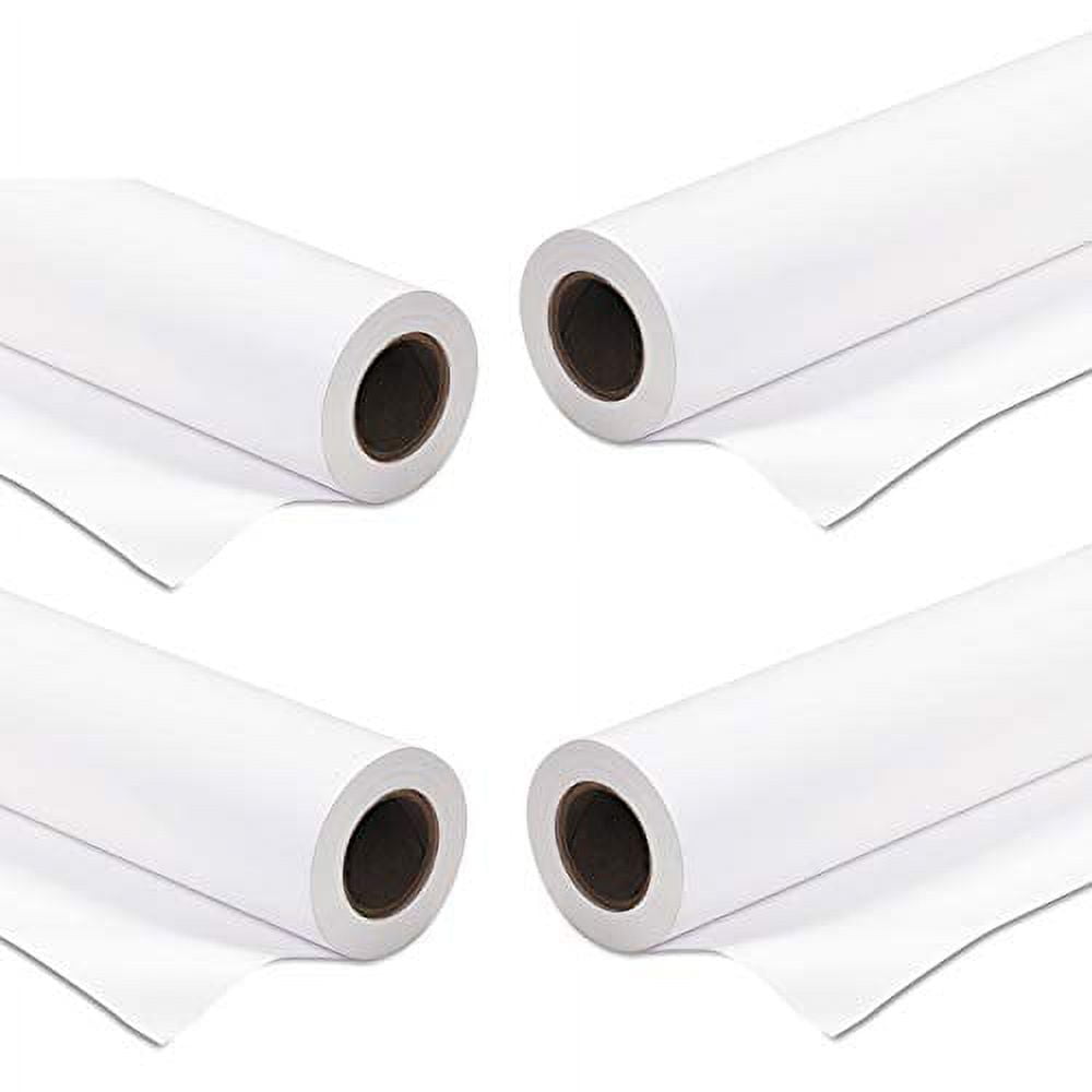 4 Rolls 42-inch x 150-foot 20lb Bond Plotter Paper, 2-inch Core ...
