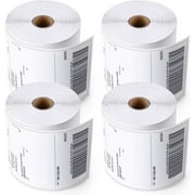 4 Rolls 4x6 Direct Thermal Shipping Labels - 250 per roll - 1000 labels