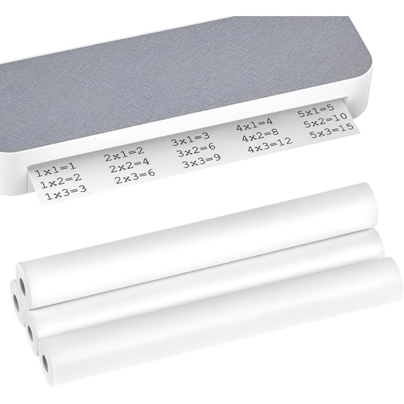 4 Rolls A4 Thermal Printer Paper (100 Sheets Total), 210x297 mm, Universal for Portable Thermal Printers