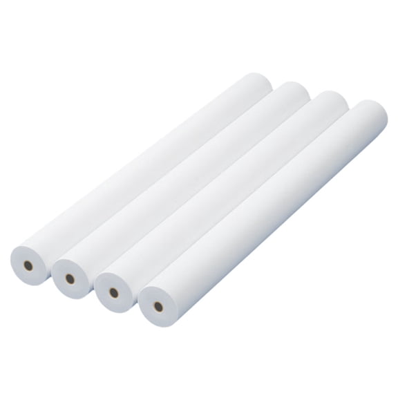 4 Rolls A4 Thermal Printer Paper, Quick Dry White Paper Rolls for Portable Printers Documents Pictures Homework