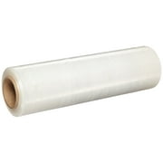 4 Rolls of Blown Hand Stretch Film 15 x 1500. Clear Hand Stretch Wrap, 90 Gauge. Tear Resistant Residue Free Film for Moving, Shipping, Wrapping. Industrial Grade Pallet Shrink Wrap Film.