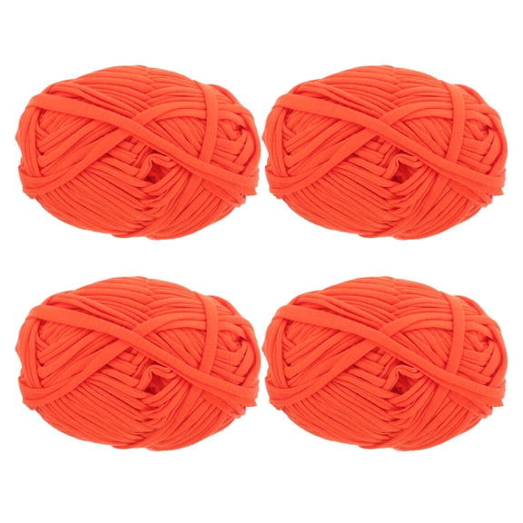 4 Rolls Carpet Thread Crochet Yarn Knitting Yarn Thick Yarn Knitting Chunky Yarn DIY Knitting Cord