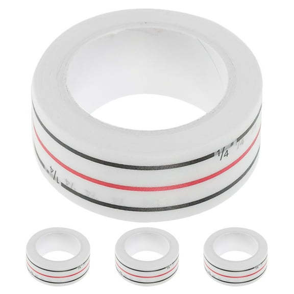 4 Rolls Diagonal Seam Basting Tape for Quilting and Sewing Tearable Paper Tapes