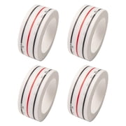 4 Rolls Diagonal Seam Tapes 1/4" Sewing Basting Tape for Sewing Straight Diagonal Seams Instruction Tool Seamingly Accurate Seam Guide for Sewing Machines Sewing Bias Tape Makers, 10yd/Roll