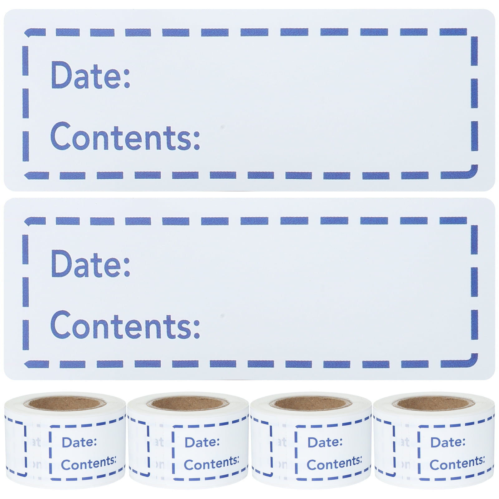 4 Rolls Food Labels Food Prep Canning Labels Food Container Labels ...