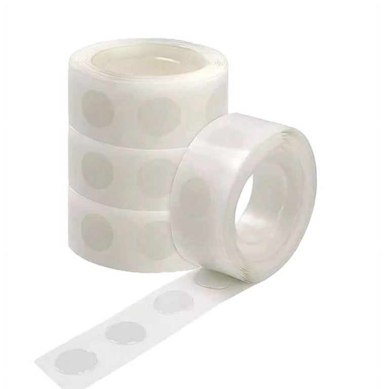4 Rolls Glue Point Balloon Glue Removable Adhesive Dots Double Sided Dots  of Glue Tape for