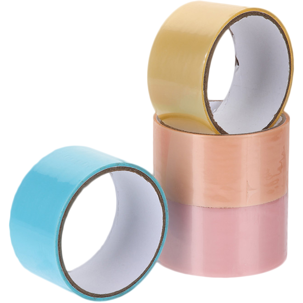 4 Rolls Goo Ball Tape Adhesive Colorful Tapes Children Sticky Rolling DIY Kids Bulk