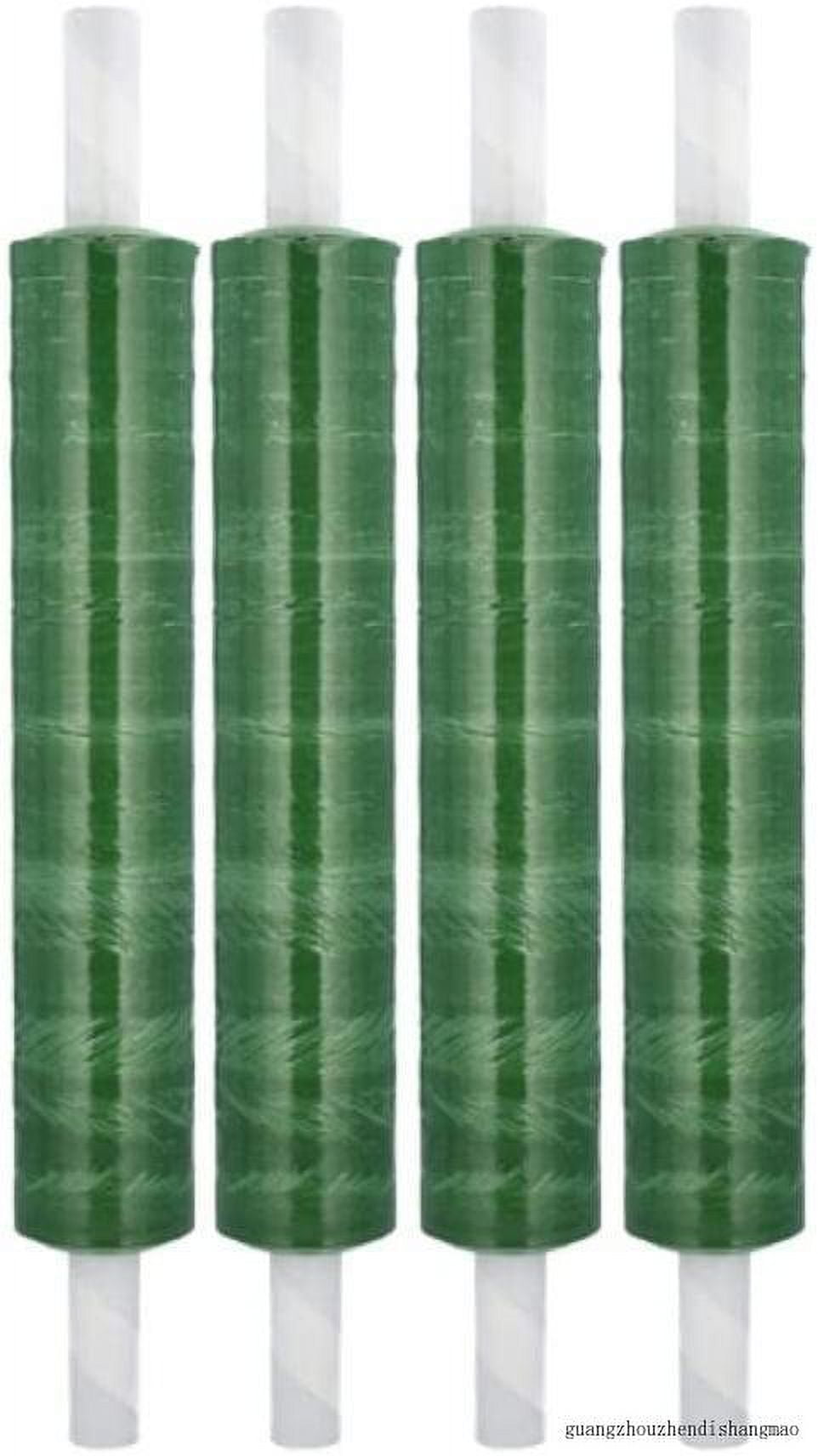 4 Rolls Green Hand Pallet Shrink Wrap Plastic Stretch Wrap 20" 1000