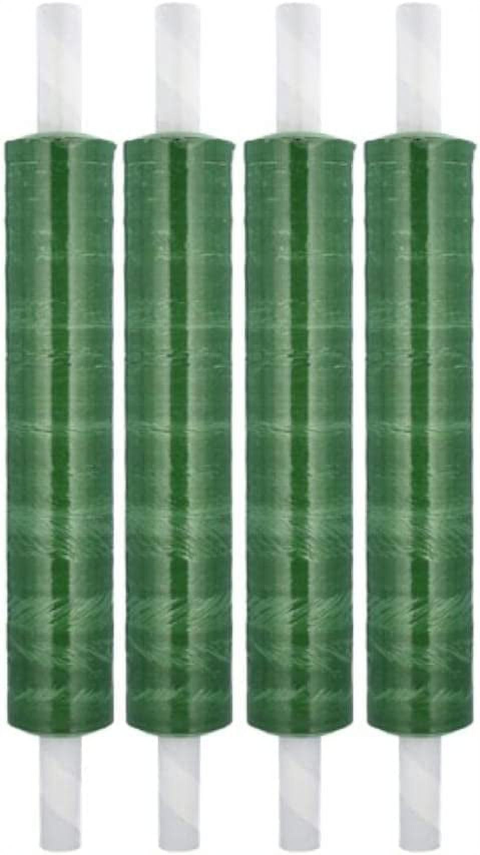 4 Rolls Green Hand Pallet Shrink Wrap Plastic Wrap 20" 1000 Feet 80
