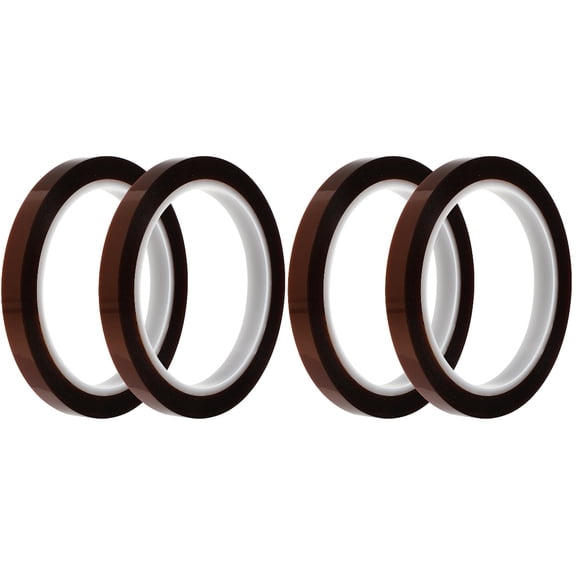 4 Rolls Heat Transfer Tape Heat Resistant Tape Soldering Sublimation Heat Tape