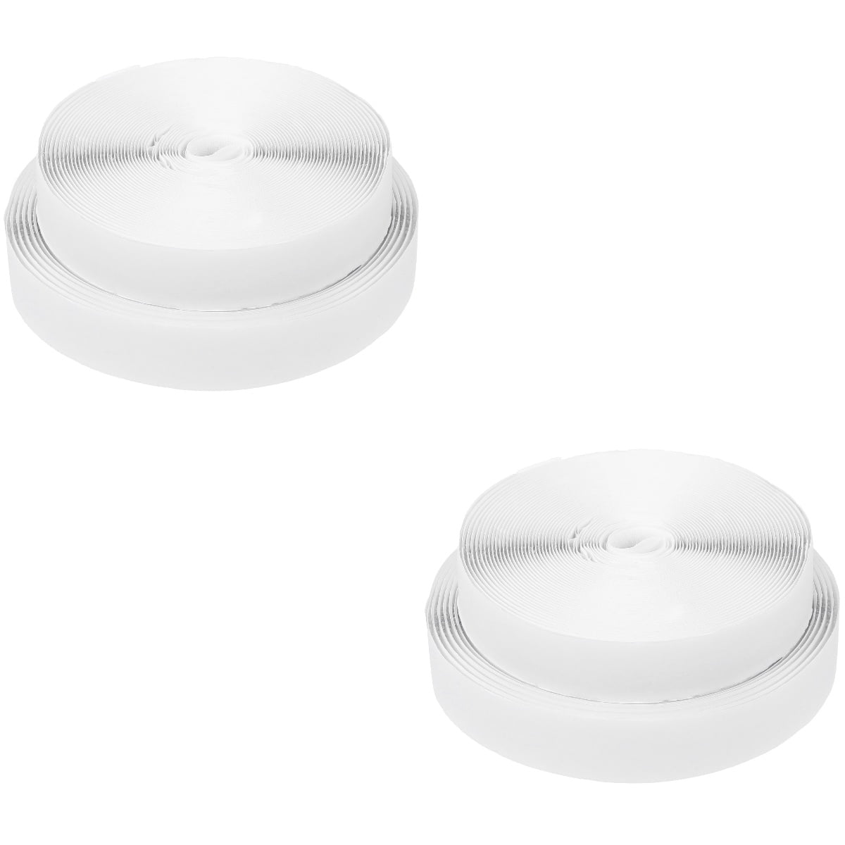 4 Rolls Hooks and Loops Tape Interlocking Tape Roll for Curtain Carpet