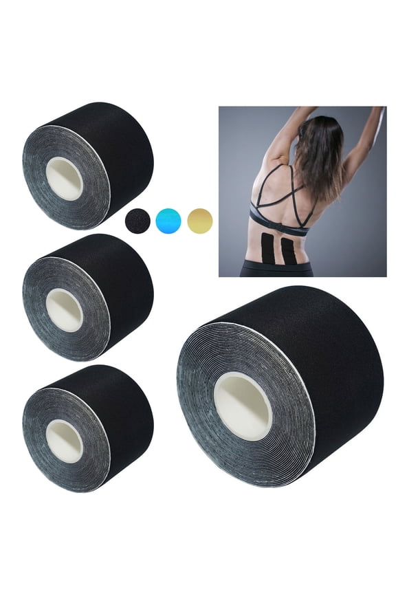 4 Rolls Kinesiology Tape 2yds Sports Athletic Adhesive Bandage Pain Therapy