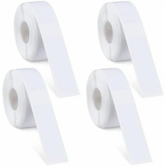 4 Rolls Label Maker Tapes for Phomemo D30, 12 x 40mm Thermal Labels Printer Sticker Paper with Self-Adhesive Waterproof Adhesive Label Printer Tape Paper for Office Household Supplies (640 Pcs)