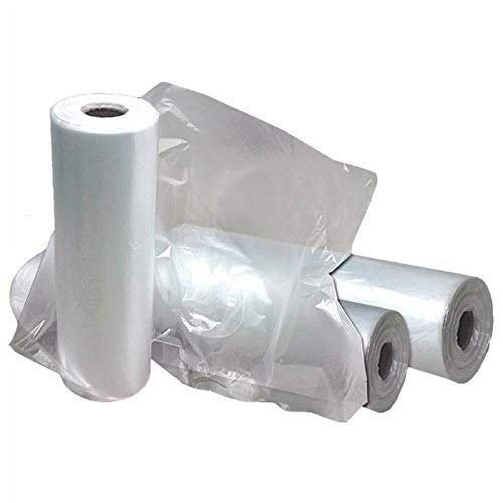 Food Bags RoyalNa 12x20 Plastic Food Storage Bags - 4 Rolls 310 Bags Each For Vegetables Fruits Bread Clear Plastic Storage Rolls - Foto 12
