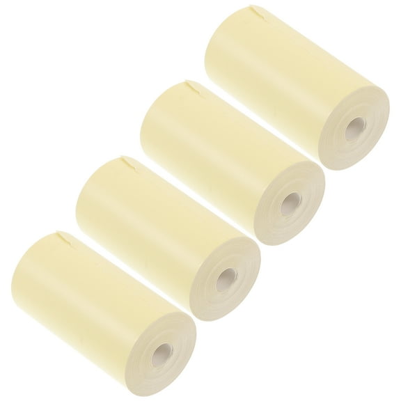 CIMAXIC Light Yellow Thermal Printer Paper Rolls for Supermarket Till and Cash Register Use
