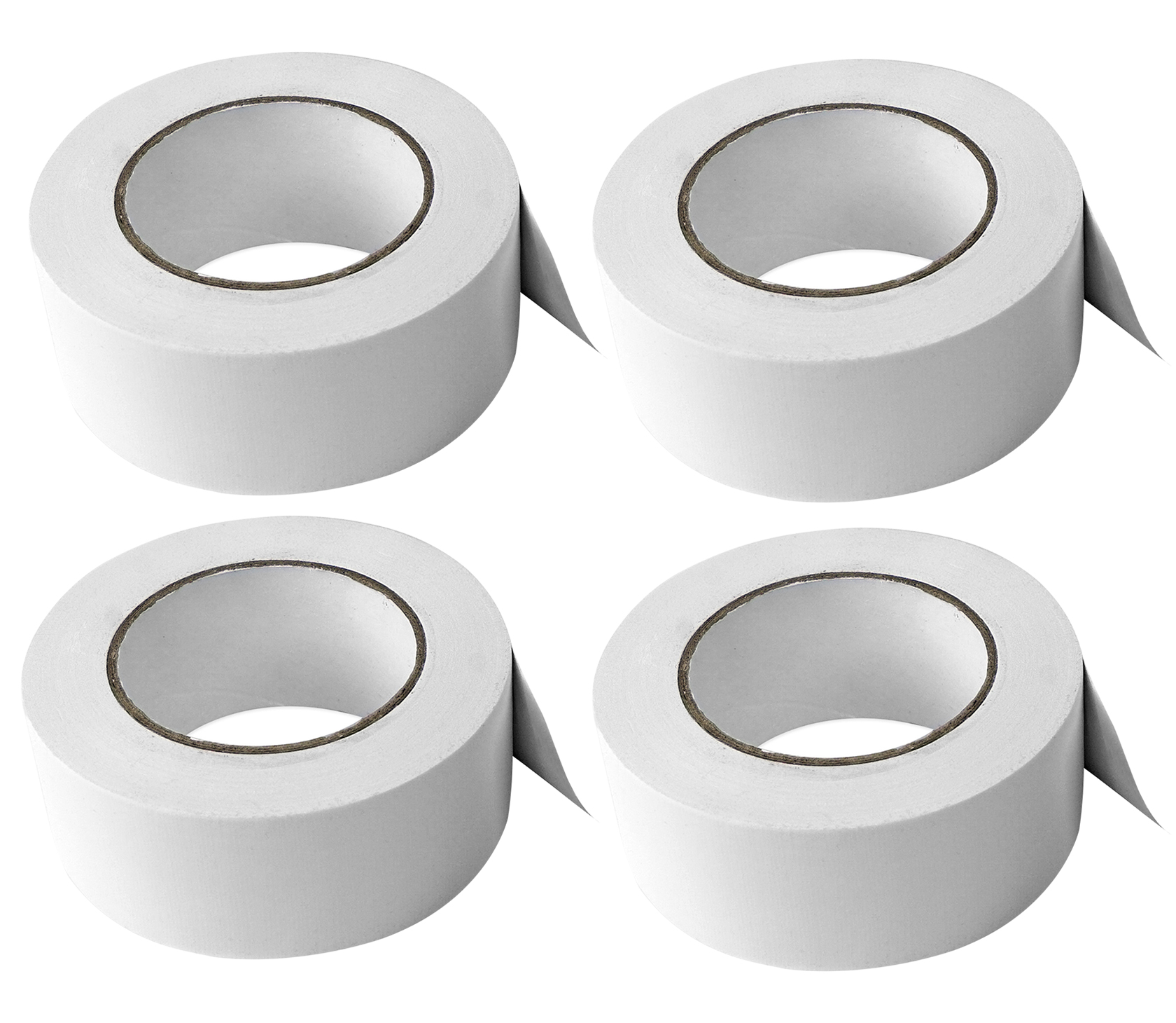 (4) Rolls Rockville Pro Audio/Stage Wire ROCK GAFF White Gaffers Tape 2"x100 Ft - image 1 of 8