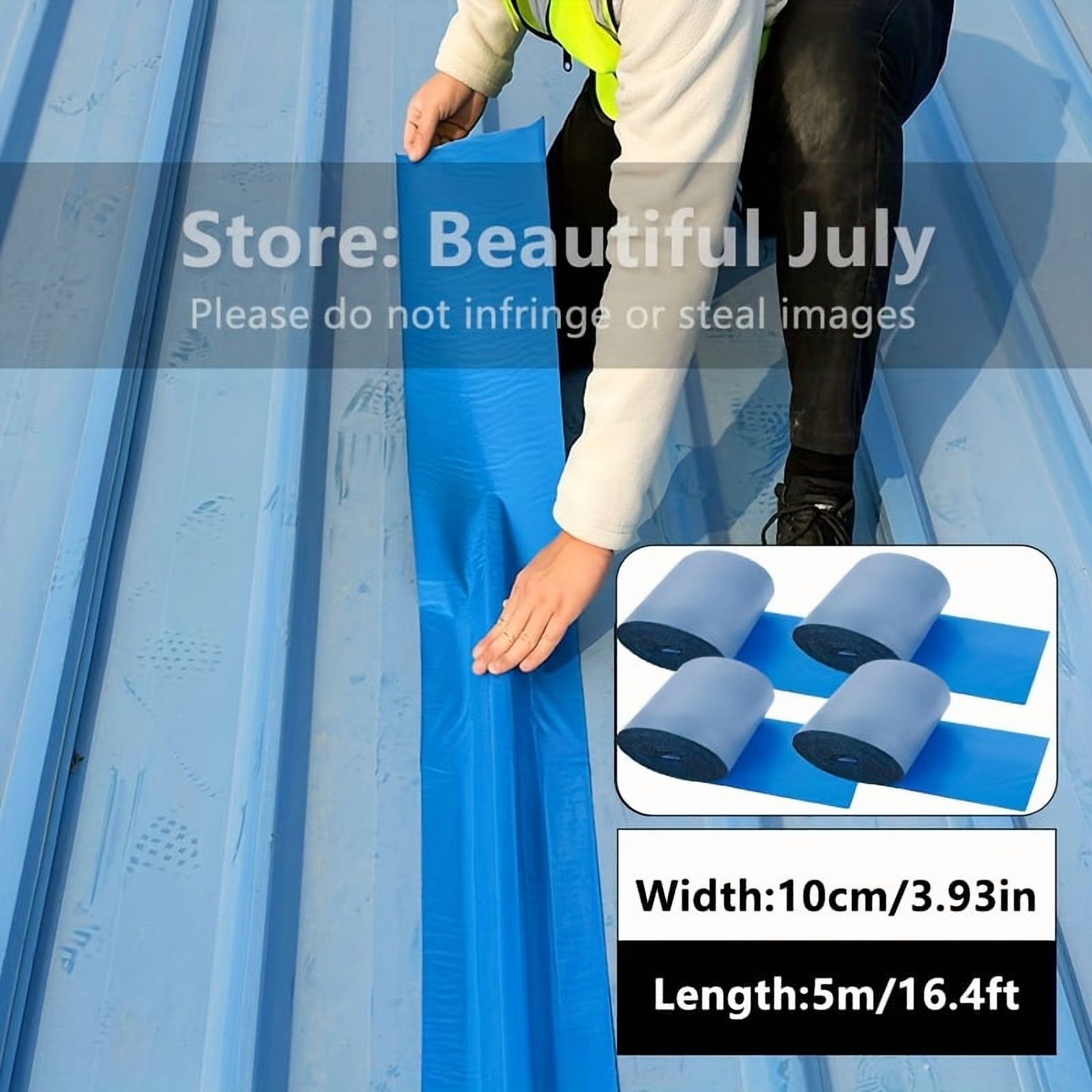 2 X Bond It 2.5KG Seal Acryl Roof Repair Paint Grey Roofing - View #6