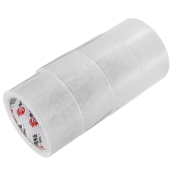 4 Rolls Shipping Tape Refill Clear Carton Sealing Multi-Function Packaging
