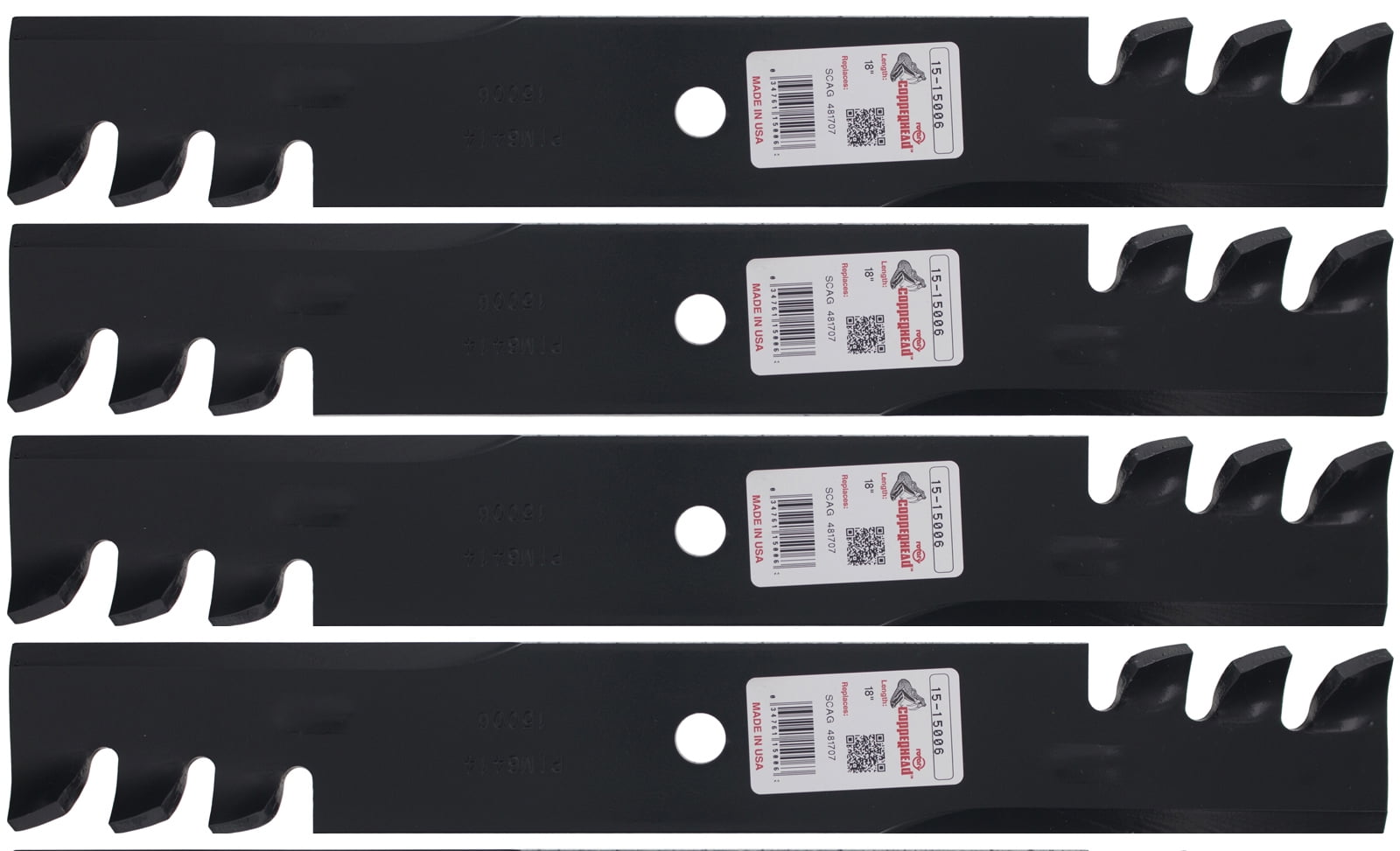 Copperhead Mulching Blade 18" X 5/8" Heavy Duty