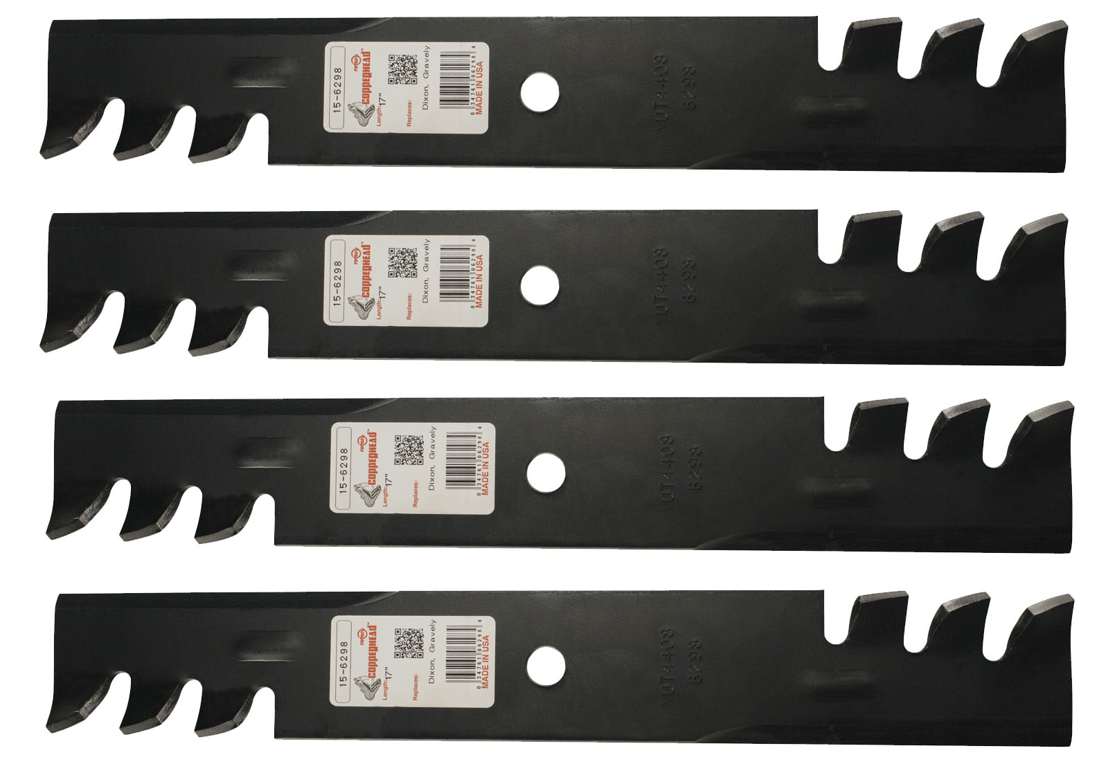 (4) Rotary® 6298 Mower Blades for Gravely® 8866800 8866851 32" 50" Deck - image 1 of 6