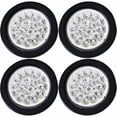 thumbnail image 1 of 4" Round 24 LED Stop Turn Tail Reverse Backup Parking Lights 4x White only Light, 1 of 6