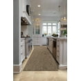 thumbnail image 1 of Koeckritz 4' Round Chocolate Chip - Area Rug Carpet Runners with a Premium Fabric Finished Edges, 1 of 5