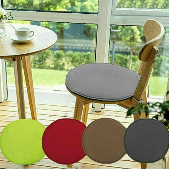 4* Round Dining Chair Cushions Round Garden Chair Pads Seat Cushion for Outdoor Bistros Stool Patio Dining Room Cushion