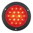 thumbnail image 1 of 4" Round Stop Turn Tail 18 LED Sealed Light w/Flange Red, 1 of 5