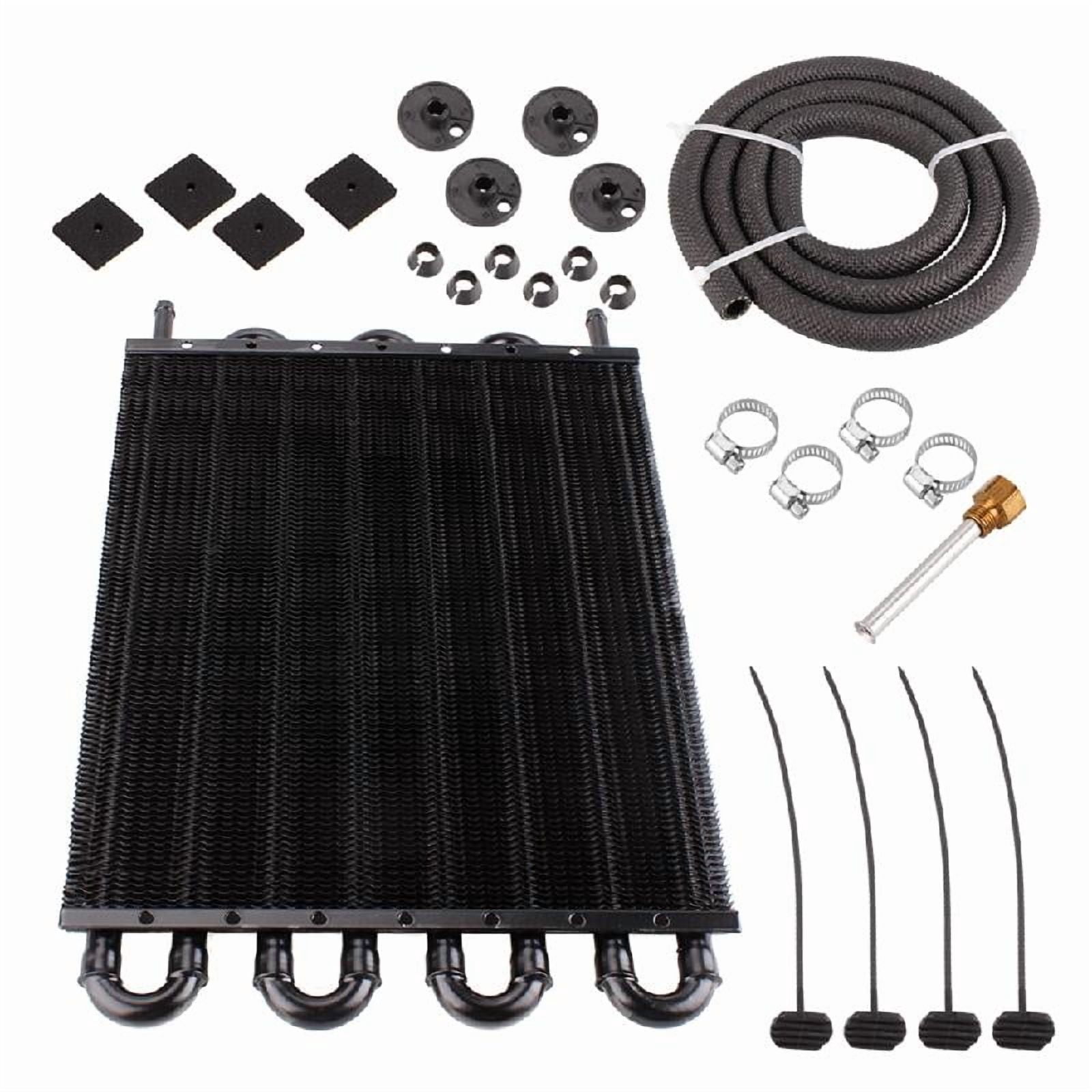 Converter Radiator 4 Row 6 Row 8 Row Heavy Duty Remote Transmission Oil Cooler Radiator ...