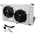 thumbnail image 2 of DH Racing 2-Row Aluminum Radiator W/ Shroud & 2x12" Fans For 02-07 Subaru Impreza WRX STI GG/GD 2 of 5