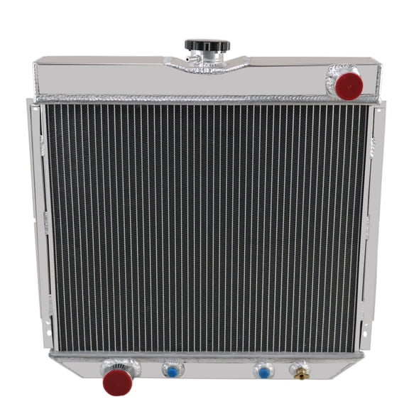 4 Row Aluminum Radiator For 1967-1970 Ford Maverick Fairlane Mustang Falcon L6