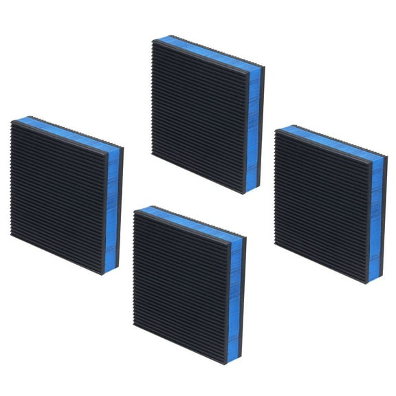 4 Rubber Shock Pads 4'' x 4'' Heavy Duty EVA Mechanical Shock Isolation Pads