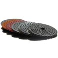 4" STADEA Granite Polishing Pads with Rubber Backer M14 (2 Sets) for