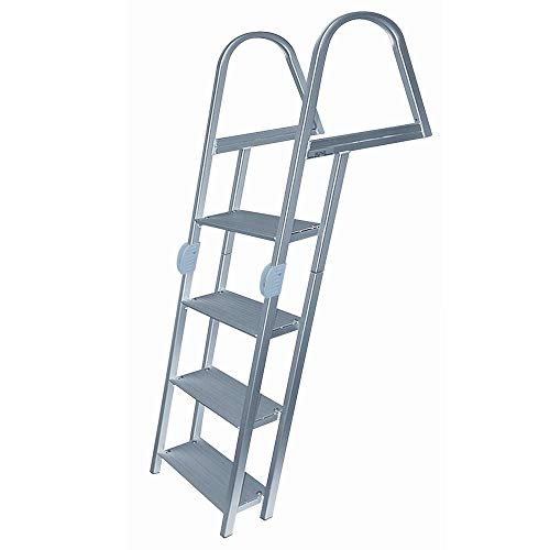 4STEP FOLDING LADDER ALUMINUM w/MOUNTING HARDWARE