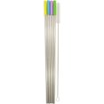 thumbnail image 1 of Starfrit 092848-006-0000 Stainless Steel Reusable Straws with Silicone Tips, 4-Pack (Straight), 1 of 2