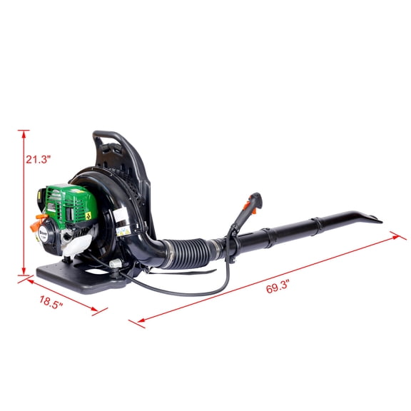 4-STROKE BACKPACK LEAF BLOWER,GAS 37.7cc,1.5HP 580CFM ,super light weight 16.5lbs,