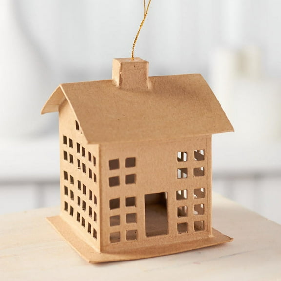 4 Saltbox House Ornaments: Add a Touch of Primitive Charm to Your Tree