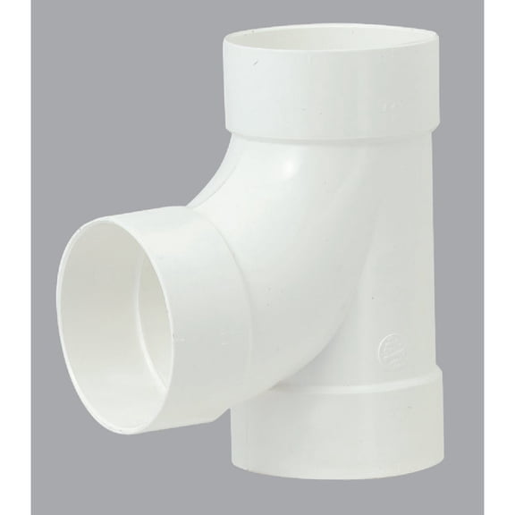 4" Sanitary Tee Sewer Drain Sewer Drain SDR 35 PVC
